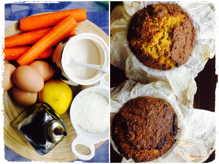 Bizcocho de zanahoria y coco con chocolate elaboración_Fotor